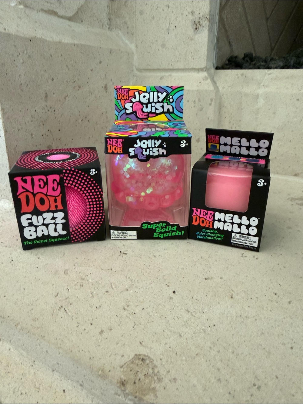 *NEW* NeeDoh Fuzzball, JellySquish, Mello Mallo